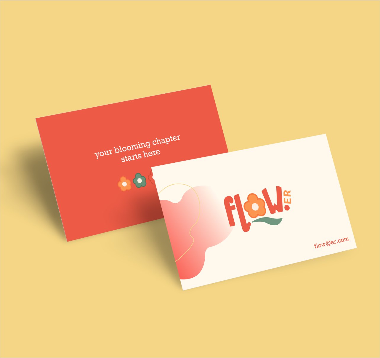 flower business card